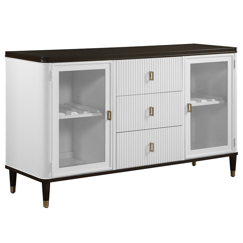 Carena - Server - White & Brown - R&R Furniture Gallery (Fountain Valley, CA)