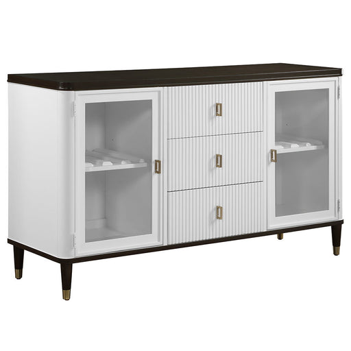 Carena - Server - White & Brown - R&R Furniture Gallery (Fountain Valley, CA)