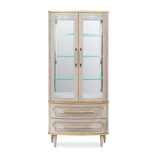 St. Charles - Display Cabinet - Dove Gray - R&R Furniture Gallery (Fountain Valley, CA)