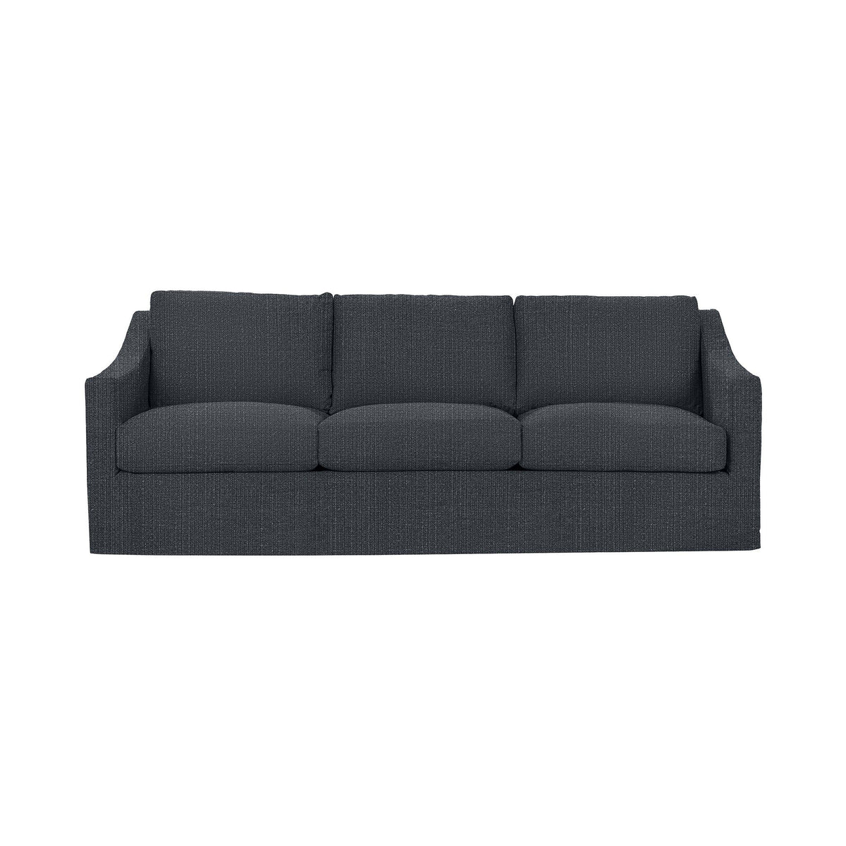 Classic Home Kipton upholstered stationary sofa with plush fabric and comfortable cushions in a modern living room setting.