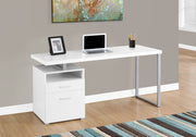Computer Desk For Home Office, Laptop, Left Right Set - Up, Storage Drawers, Contemporary & Modern - R&R Furniture Gallery (Fountain Valley, CA)