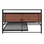 Platform Bed Frame With Trundle, USB Ports And Slat Support, No Box Spring Needed - R&R Furniture Gallery (Fountain Valley, CA)