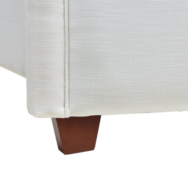 Carmen - Upholstered Wingback Panel Bed Frame - R&R Furniture Gallery (Fountain Valley, CA)