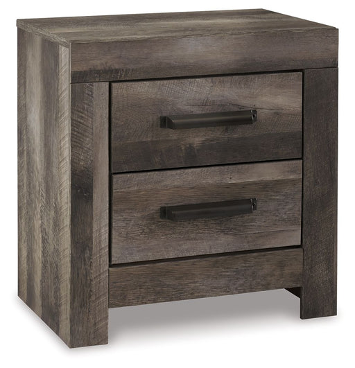 Wynnlow - Two Drawer Night Stand - Gray - R&R Furniture Gallery (Fountain Valley, CA)