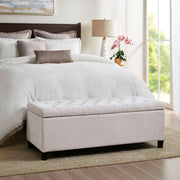 Elegant Design Tufted Top, Soft Close Storage Bench - R&R Furniture Gallery (Fountain Valley, CA)