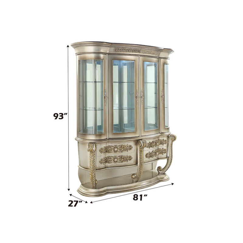 Danae - Curio - Champagne & Gold - R&R Furniture Gallery (Fountain Valley, CA)