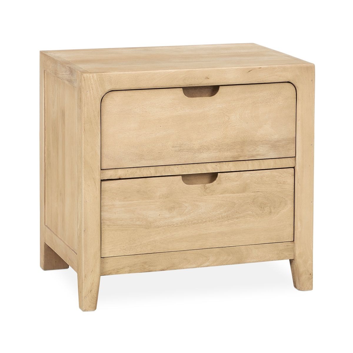 Laguna - 2 Drawer Nightstand - Natural Maple - R&R Furniture Gallery (Fountain Valley, CA)