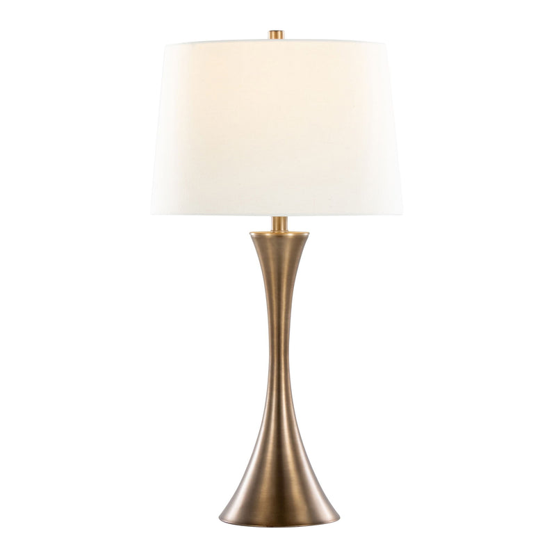 Lumi Source Lenuxe contemporary elegant table lamp set of 2 with sleek modern design and neutral finishes.
