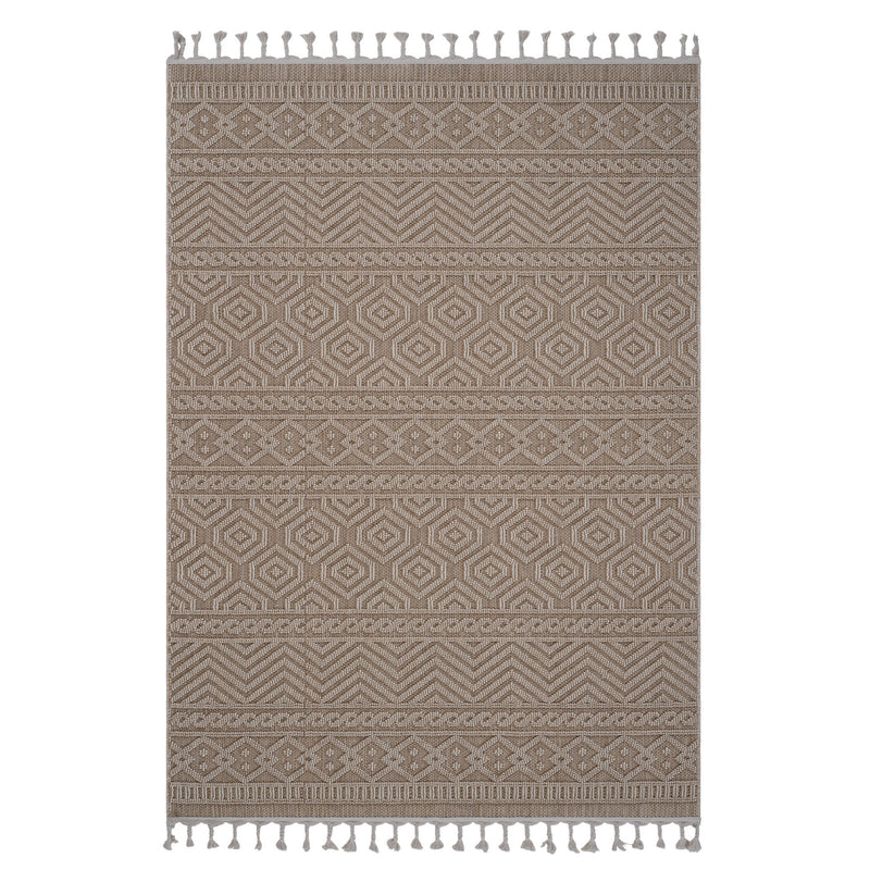 Guros - Geometric Indoor / Outdoor Area Rug - R&R Furniture Gallery (Fountain Valley, CA)