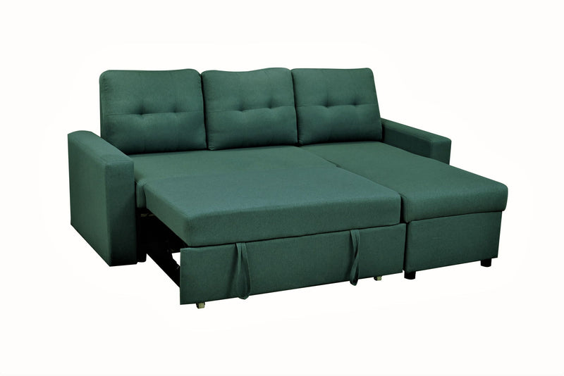 Convertible L Shaped Sectional Sleeper Sofa Bed, Saving Pull Out Couch - R&R Furniture Gallery (Fountain Valley, CA)