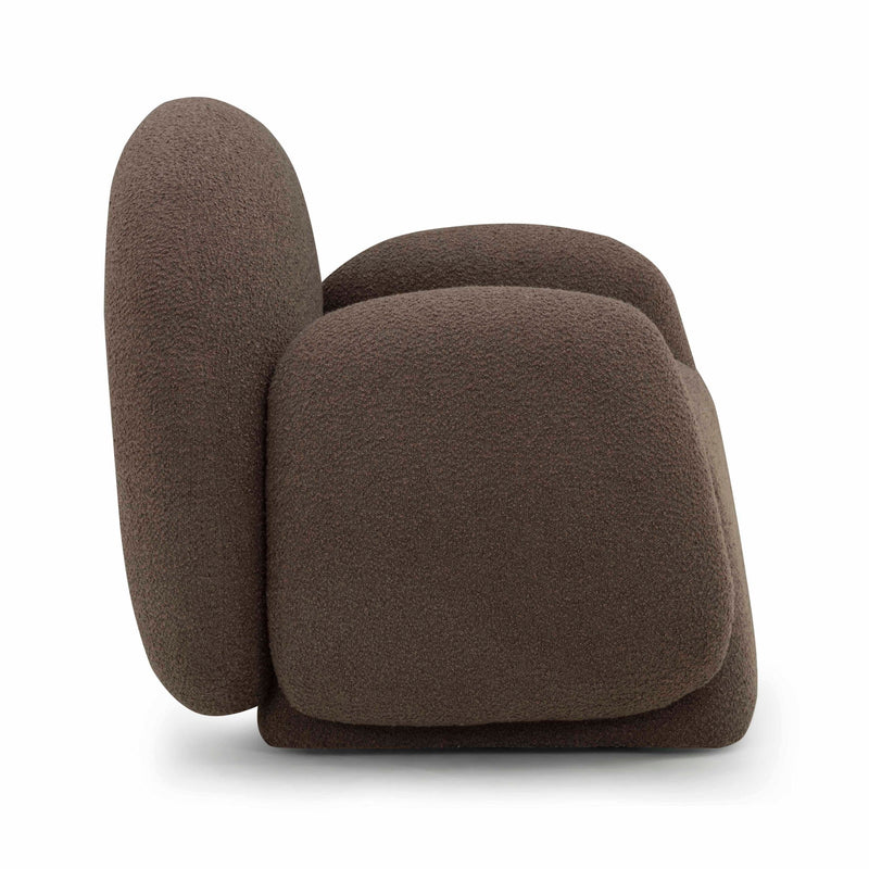 TOV Furniture Marius accent arm chair with plush upholstery and modern design, shown in a cozy living room setting.