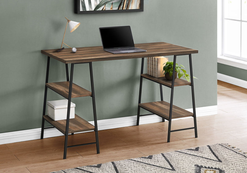 Computer Desk For Home Office, Laptop, Storage Shelves, Contemporary & Modern - R&R Furniture Gallery (Fountain Valley, CA)