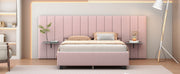 Upholstered Platform Bed With Big Headboard - R&R Furniture Gallery (Fountain Valley, CA)
