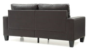 Modern Newbury Modular Sofa by Glory Furniture, showing a stationary sofa with clean lines and plush cushions in a living room setting.
