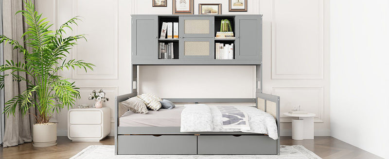 Daybed And All In One Cabinet And Shelf - R&R Furniture Gallery (Fountain Valley, CA)