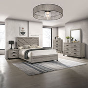 Mari - Mirror - Light Gray Finish - R&R Furniture Gallery (Fountain Valley, CA)