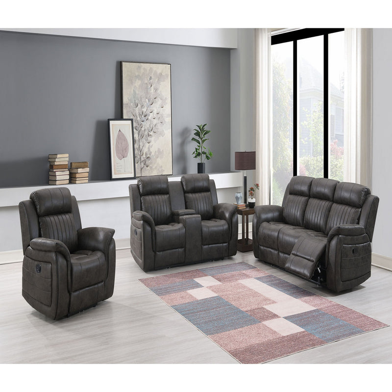 Steban - Glider Recliner - Gray - R&R Furniture Gallery (Fountain Valley, CA)