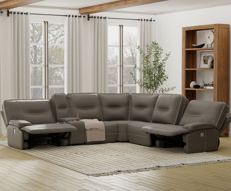 Spartacus - Power Reclining Sectional - R&R Furniture Gallery (Fountain Valley, CA)