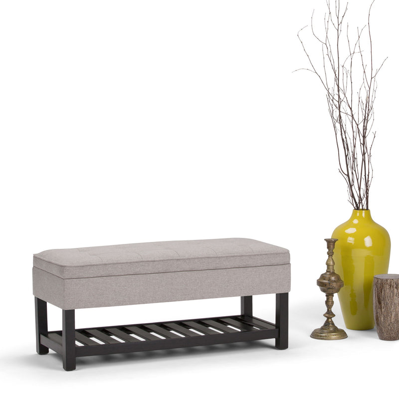 Cosmopolitan - Storage Ottoman Bench With Open Bottom - R&R Furniture Gallery (Fountain Valley, CA)