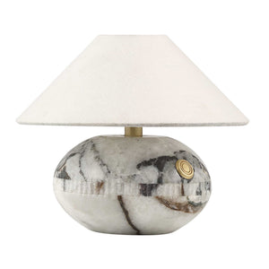 Curling - Stone Rechargeable Mini Lamp - White / Black
