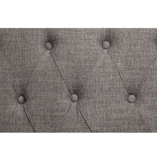 Florian - Chair - Gray Fabric & Antique White - R&R Furniture Gallery (Fountain Valley, CA)