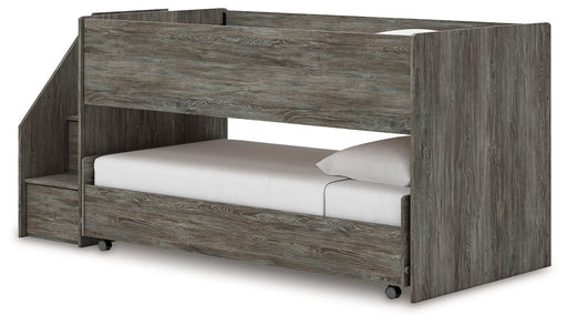 Frandern - Twin Over Twin Loft Bed - Gray - R&R Furniture Gallery (Fountain Valley, CA)