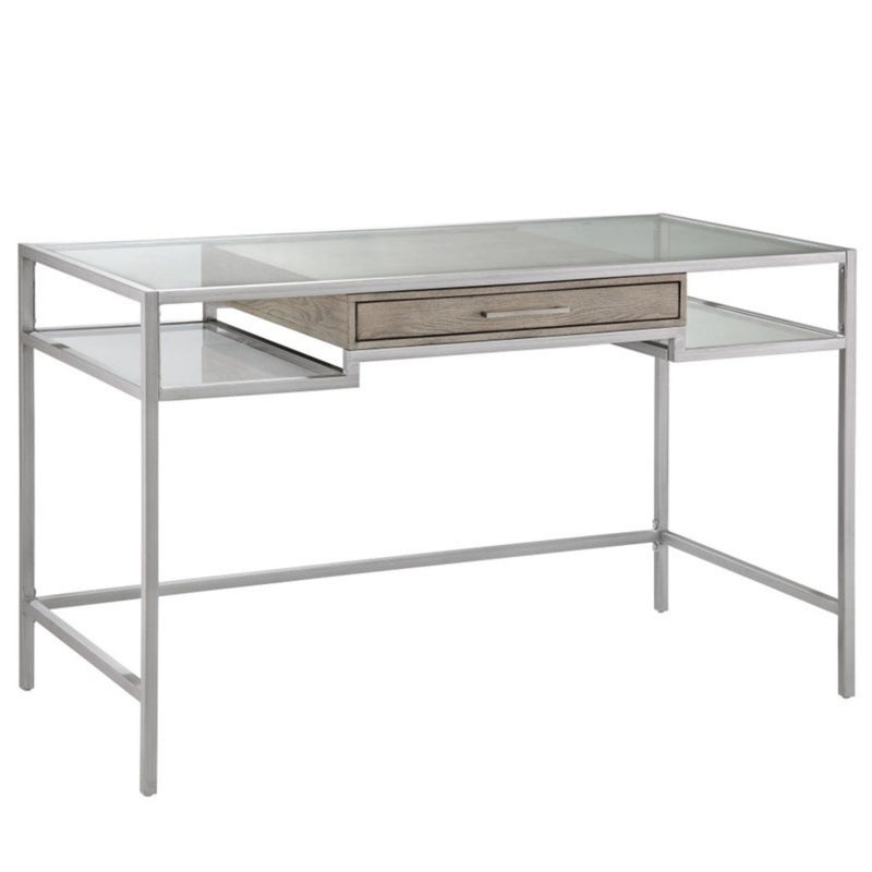 Adela - Writing Desk - Antique Silver - R&R Furniture Gallery (Fountain Valley, CA)