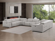 2679 - 10-Piece U-Shaped Power Reclining Sectional In Genuine Leather (4 Recliners) - R&R Furniture Gallery (Fountain Valley, CA)