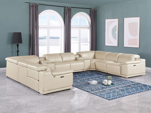 9762 - 10-Piece U Shaped Sectional Sofa With 4 Power Recliners - R&R Furniture Gallery (Fountain Valley, CA)
