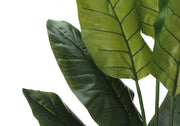 59" Tall, Artificial Plant, Strelitzia Tree, Indoor, Faux, Fake, Floor, Greenery, Potted, Real Touch, Decorative - Green / Black - R&R Furniture Gallery (Fountain Valley, CA)
