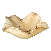 Light brown Tamarine wood bowl by Uttermost, featuring a smooth, round design perfect for serving or decorative use.