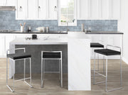 Lumi Source Fuji contemporary stackable barstool with sleek design and wooden seat, set of multiple stools for modern dining or bar areas.
