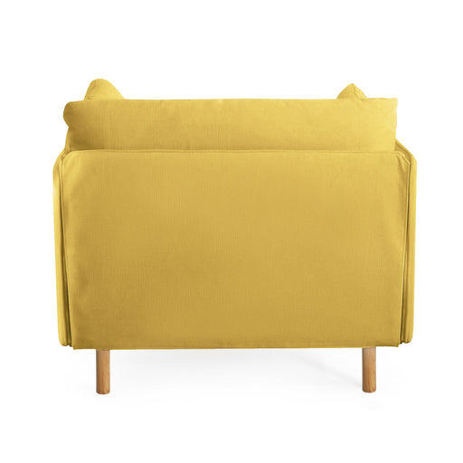 Modern Upholstered Accent Chair With Soft Cushions, Sleek Armrest Design - R&R Furniture Gallery (Fountain Valley, CA)