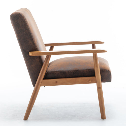 Wide Arm Chair - Light Brown - R&R Furniture Gallery (Fountain Valley, CA)