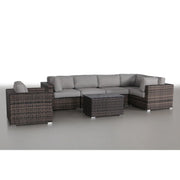 Stylish Entertainment Sectional Set, Outdoor Living - R&R Furniture Gallery (Fountain Valley, CA)
