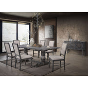 Leventis - 30" Dining Table - Weathered Gray - R&R Furniture Gallery (Fountain Valley, CA)