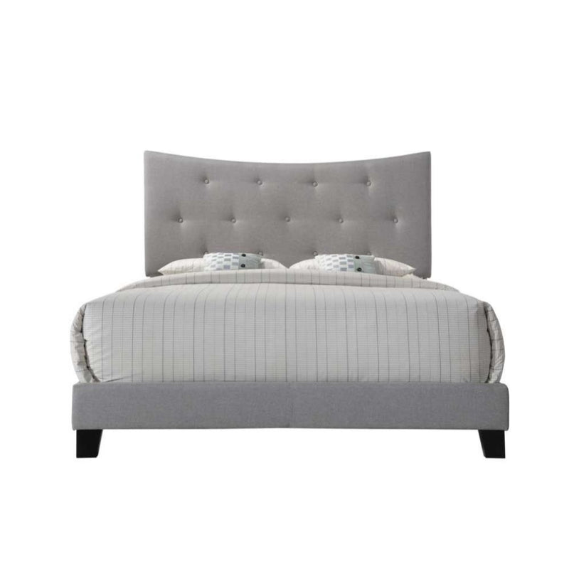 Venacha - Queen Bed - Gray Fabric - R&R Furniture Gallery (Fountain Valley, CA)