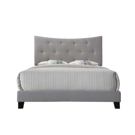 Venacha - Queen Bed - Gray Fabric - R&R Furniture Gallery (Fountain Valley, CA)