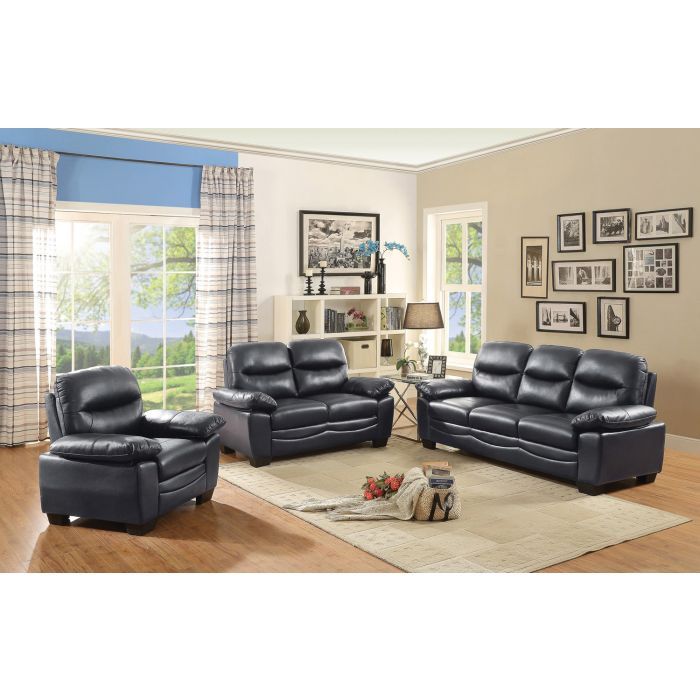 Glory Furniture Marta armchair with plush upholstery and stylish wooden legs, modern and comfortable seating for living room or office.