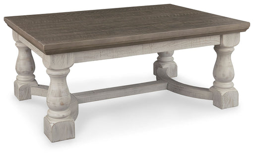 Havalance - Rectangular Cocktail Table - Gray / White - R&R Furniture Gallery (Fountain Valley, CA)