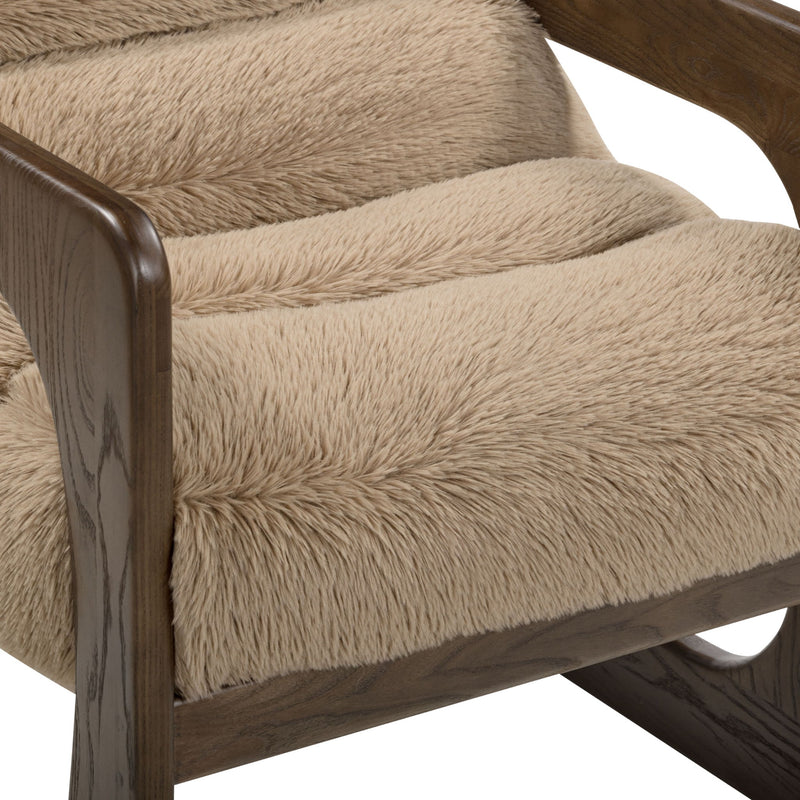 Palma - Vegan Shearling Accent Chair