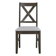 Marit - Side Chair (Set of 2) - Gray - R&R Furniture Gallery (Fountain Valley, CA)