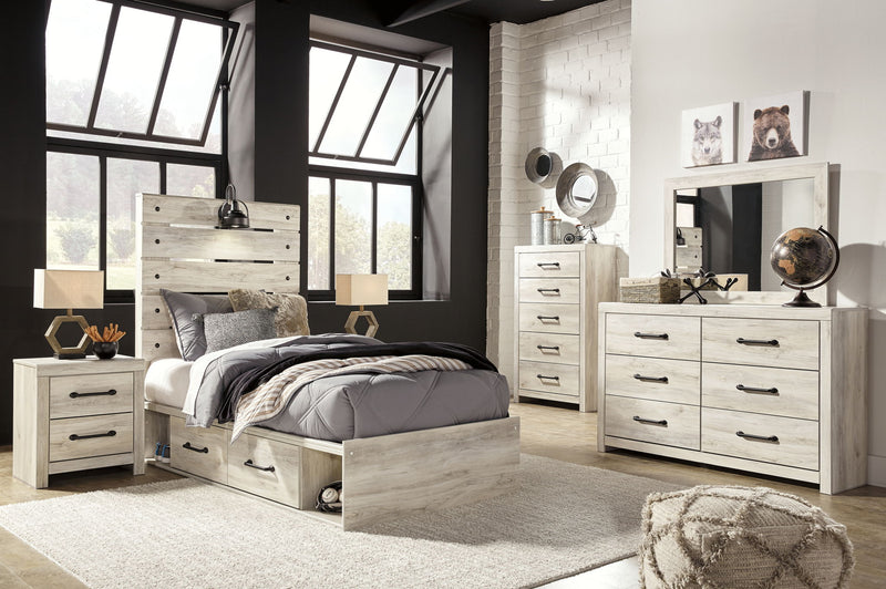 Signature Design by Ashley Cambeck youth bedroom set with 8-piece furniture including bed, dresser, and nightstands in a modern style.