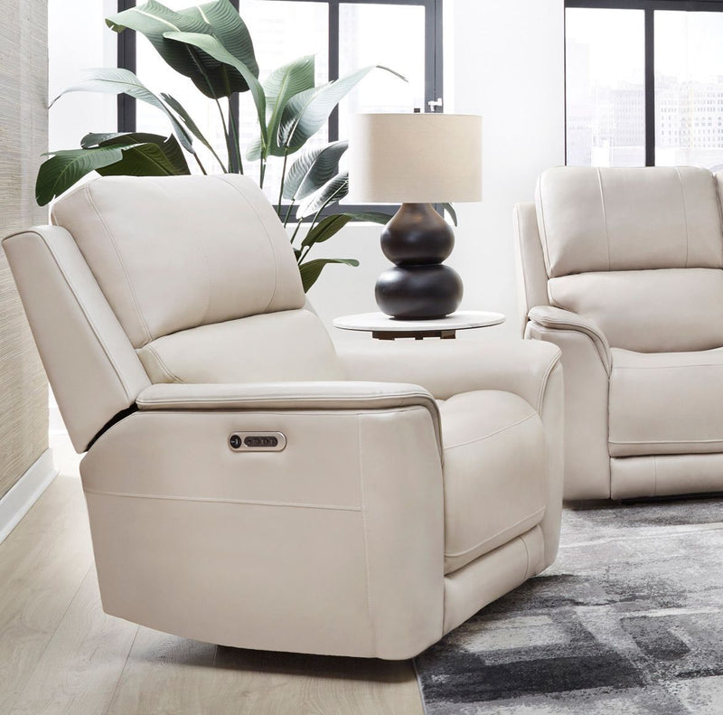 Parker Living Easton Zero Gravity Power Reclining 3-piece sofa set in a modern living room with plush upholstery and reclining features