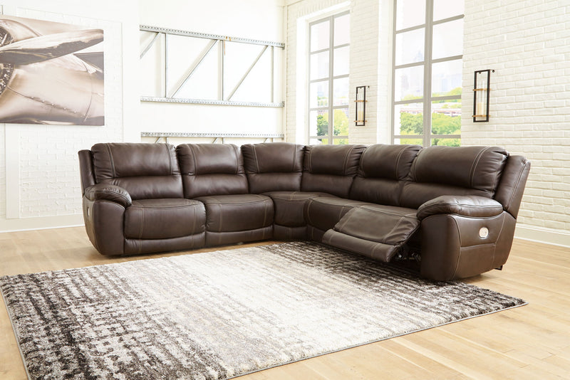 Dunleith - Power Reclining Sectional - R&R Furniture Gallery (Fountain Valley, CA)