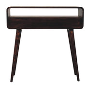 Solid Wood Curved Console Table - R&R Furniture Gallery (Fountain Valley, CA)