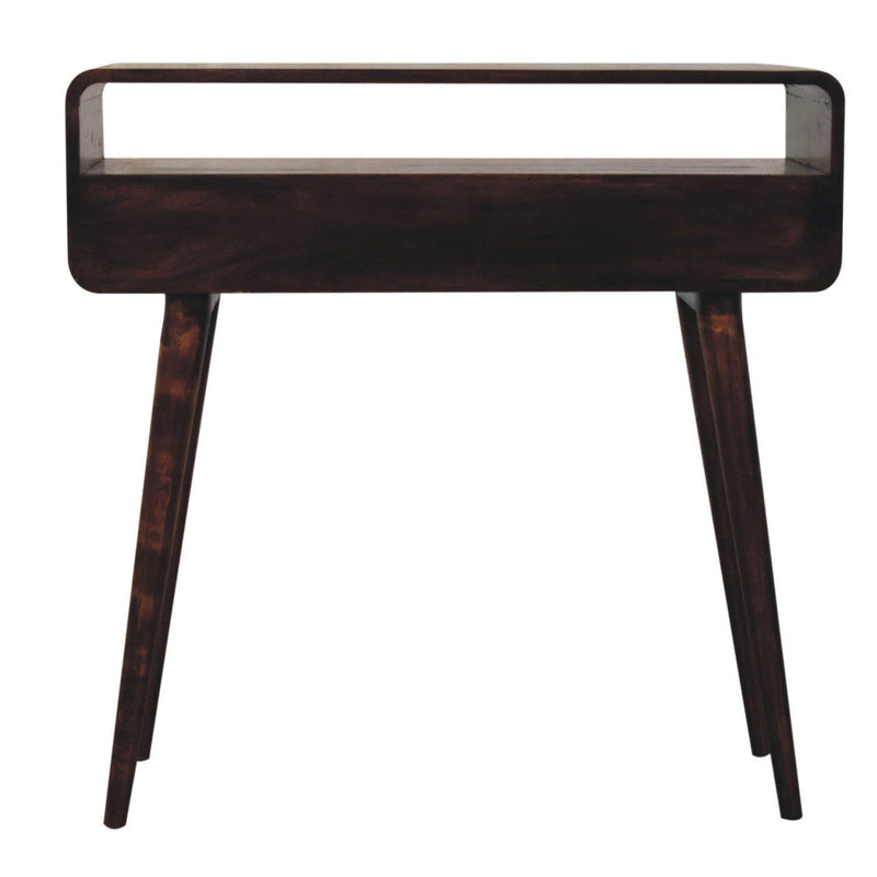 Solid Wood Curved Console Table - R&R Furniture Gallery (Fountain Valley, CA)