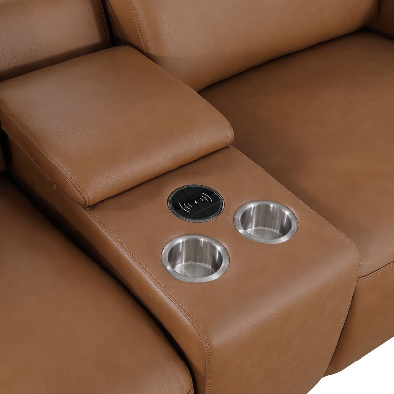 1126 - 7-Piece Modular Power Reclining Sofa, Loveseat & Chair Set In With 6 Power Recliners & Power Headrests