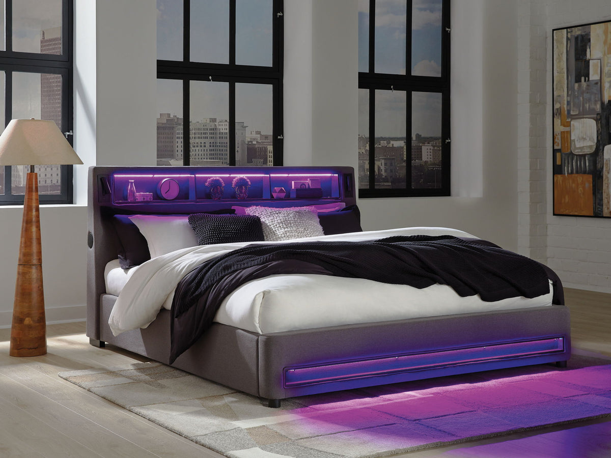 Verishaw - Upholstered Bed - R&R Furniture Gallery (Fountain Valley, CA)