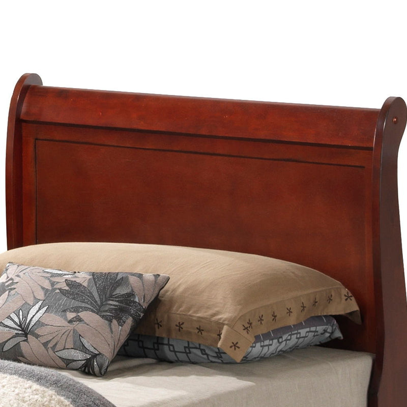 Sleigh Bed With Low Footboard - R&R Furniture Gallery (Fountain Valley, CA)